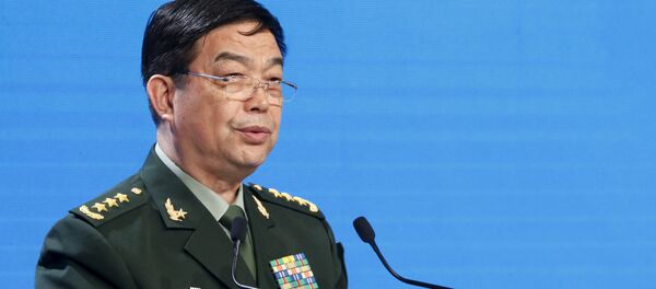 Chinese Defence Minister Chang Wanquan delivers a speech as he attends the 5th Moscow Conference on International Security (MCIS) in Moscow, Russia, April 27, 2016. - Sputnik International