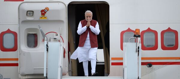 Narendra Modi arrived in Ufa Narendra Modi arrived in Ufa - Sputnik International