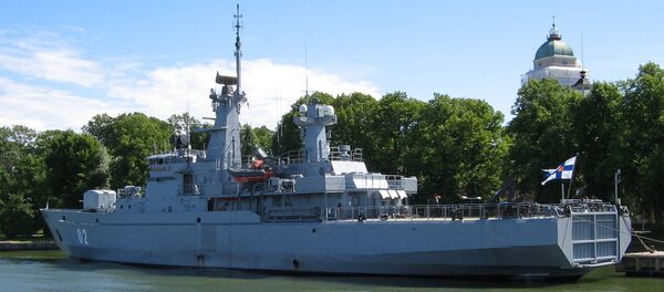FNS Hämeenmaa, pennant number 02, a Hämeenmaa class minelayer at Suomenlinna, Helsinki, Finland. - Sputnik International