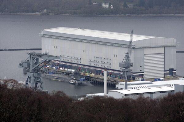 A trident submarine at the Faslane Naval Base, Scotland, United Kingdom (file photo) - Sputnik International