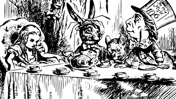 Scene from Alice's Adventures in Wonderland by Lewis Carroll, 1865. - Sputnik International
