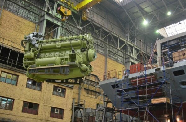 Engines for the Gremyashchy corvette Engines for the Gremyashchy corvette - Sputnik International