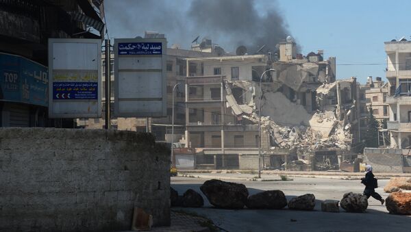 Militants shell a district in Aleppo - Sputnik International