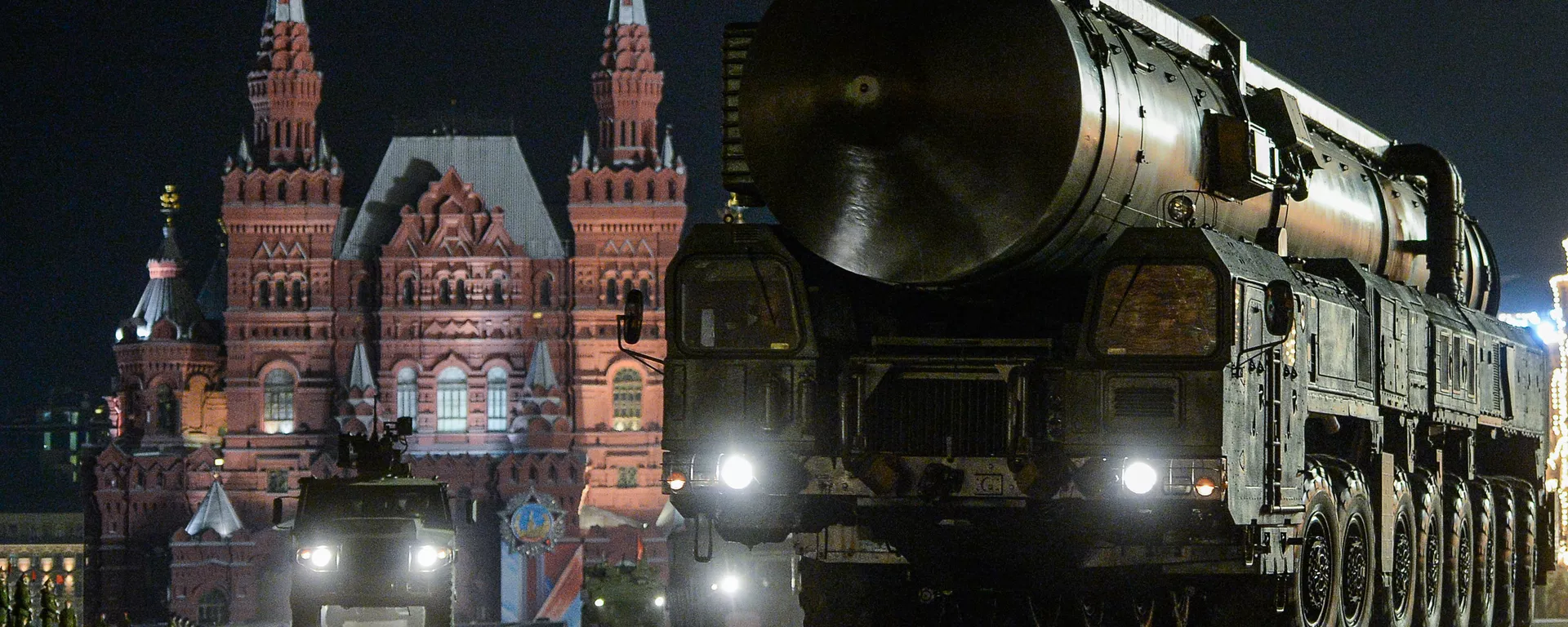 A Yars ground mobile missile system at the rehearsal of the military parade dedicated to the 71 th anniversary of Victory in the Great Patriotic War, in Red Square in Moscow A Yars ground mobile missile system at the rehearsal of the military parade dedicated to the 71 th anniversary of Victory in the Great Patriotic War, in Red Square in Moscow - Sputnik International, 1920, 04.09.2024