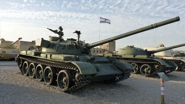 T-54 tank in the Armored Corps Memorial Site and Museum at Latrun - Sputnik International