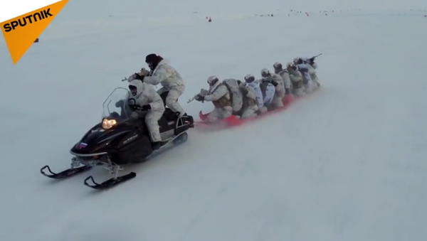 'Cold' War Games: Chechen Troops Storm Arctic in Drills - Sputnik International