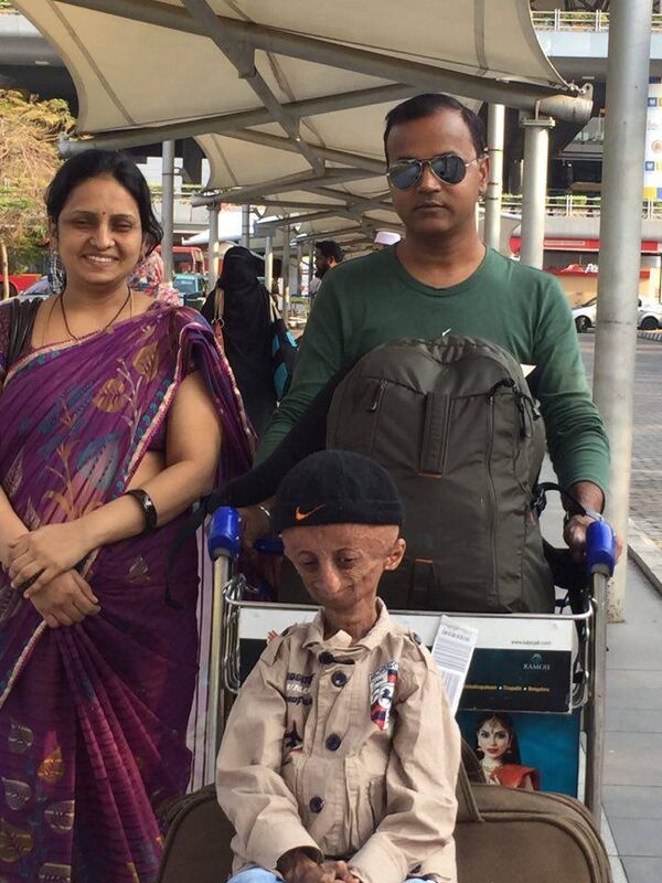 Indian teenager suffering from progeria passes away Indian teenager suffering from progeria passes away - Sputnik International