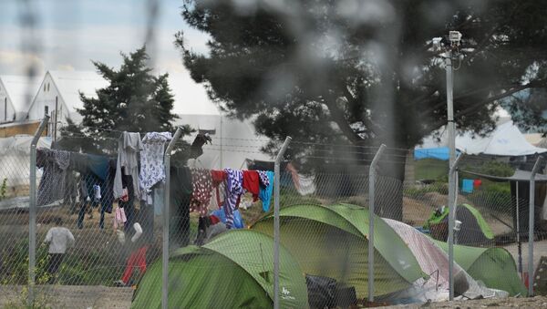 The Vinojug and Idomeni camps for refugees on the Greek-Macedonian border - Sputnik International