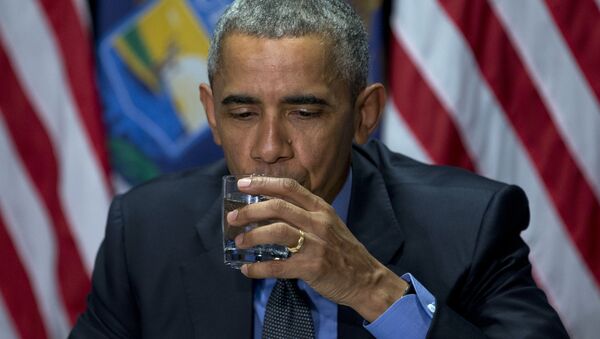 President Obama Finally Visits Flint - Sputnik International