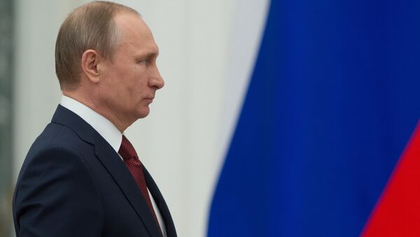 President Vladimir Putin presents Hero of Labor medals - Sputnik International