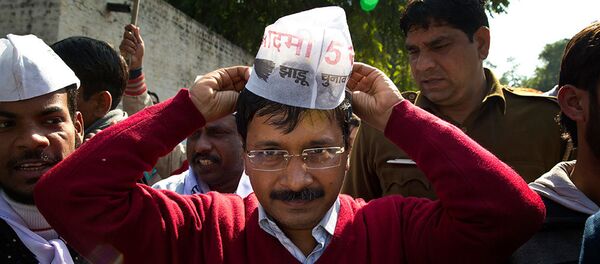 Aam Aadmi Party leader Arvind Kejriwal Aam Aadmi Party leader Arvind Kejriwal - Sputnik International