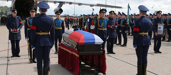 Body of serviceman Alexander Prokhorenko killed in Syria, to be flown to Orenburg Body of serviceman Alexander Prokhorenko killed in Syria, to be flown to Orenburg - Sputnik International