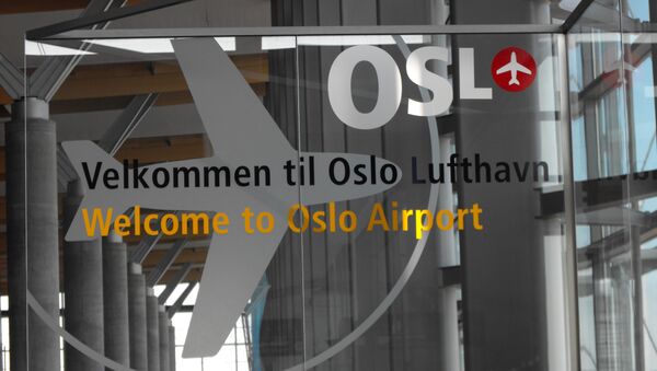 Oslo Airport Sign - Sputnik International