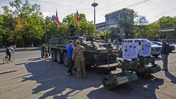 US military equipment in Chisinau - Sputnik International