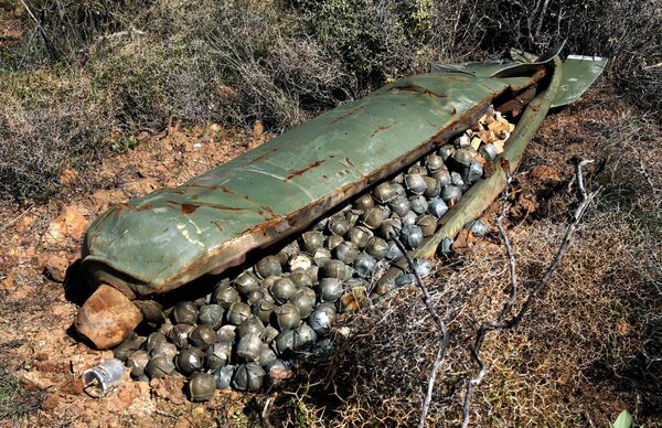 A cluster bomb A cluster bomb - Sputnik International