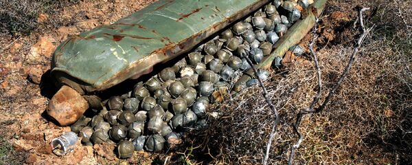 A cluster bomb A cluster bomb - Sputnik International