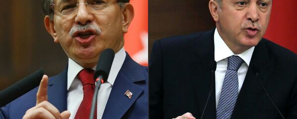 Ahmet Davutoglu and Tayyip Erdogan (File) Ahmet Davutoglu and Tayyip Erdogan (File) - Sputnik International