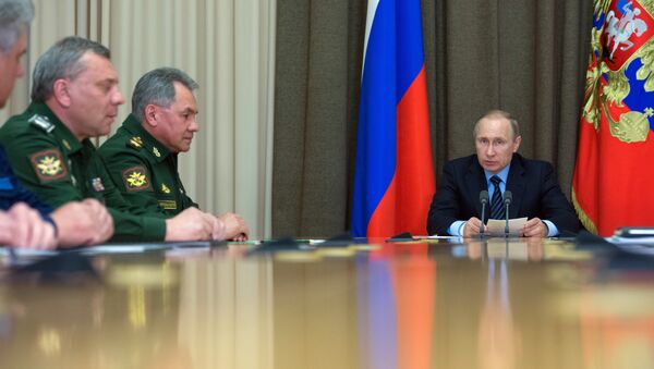 President Vladimir Putin during a meeting - Sputnik International