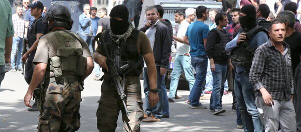 Members of the Turkish police special forces secure a street (File) Members of the Turkish police special forces secure a street (File) - Sputnik International
