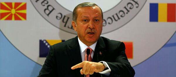 Turkish President Tayyip Erdogan makes a speech during the Balkan Countries Chiefs of Defence Conference in Istanbul, Turkey May 11, 2016 Turkish President Tayyip Erdogan makes a speech during the Balkan Countries Chiefs of Defence Conference in Istanbul, Turkey May 11, 2016 - Sputnik International
