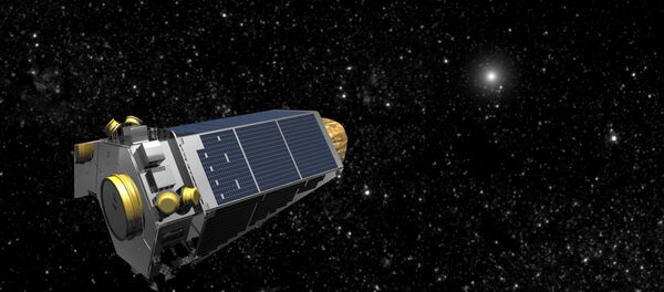 NASA's Kepler spacecraft is seen in an undated artist's rendering NASA's Kepler spacecraft is seen in an undated artist's rendering - Sputnik International
