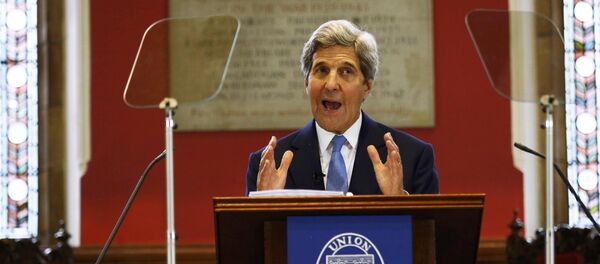 U.S. Secretary of State John Kerry speaks at the Oxford Union in Oxford, Britain May 11, 2016 U.S. Secretary of State John Kerry speaks at the Oxford Union in Oxford, Britain May 11, 2016 - Sputnik International