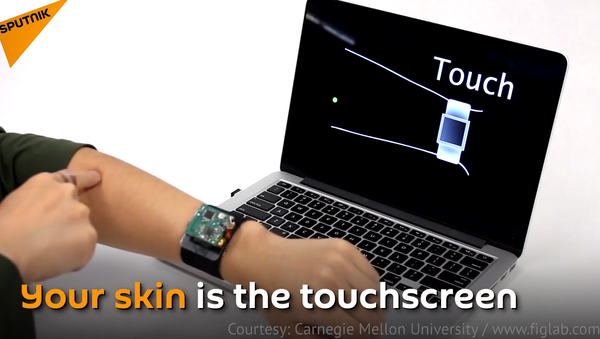 Your Skin Is The Touchscreen - Sputnik International