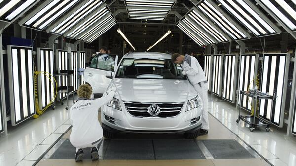 Volkswagen Rus Group launching full-cycle production of cars in Kaluga - Sputnik International