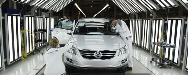 Volkswagen Rus Group launching full-cycle production of cars in Kaluga Volkswagen Rus Group launching full-cycle production of cars in Kaluga - Sputnik International