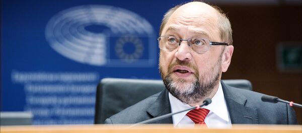 The President of the European Parliament Martin Schulz The President of the European Parliament Martin Schulz - Sputnik International