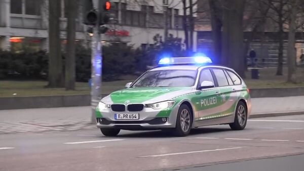 German BMW police car - Sputnik International