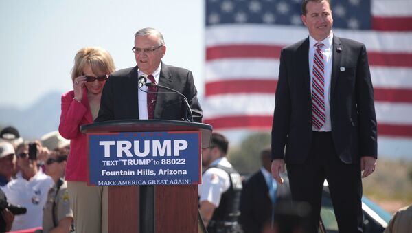 Arizona Sheriff Joe Arpaio speaking at a Donald Trump rally - Sputnik International