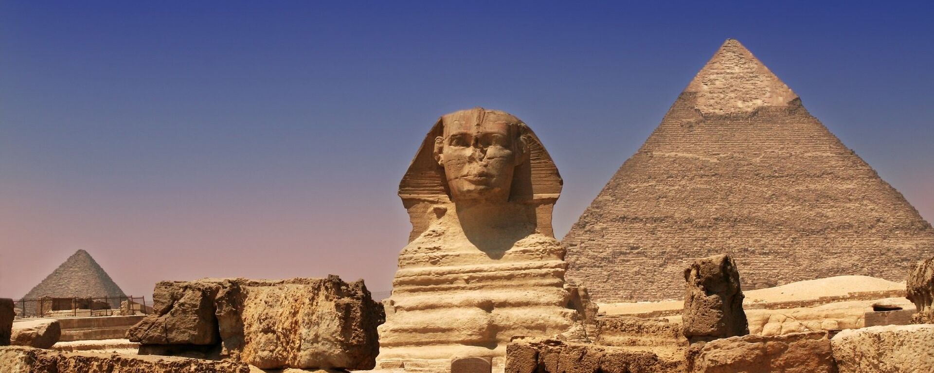 Giza Pyramids & Sphinx - Egypt - Sputnik International, 1920, 05.10.2019