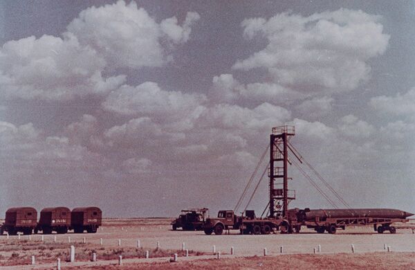 R-5M ballistic missile launching site, 2 hour readiness - Sputnik International