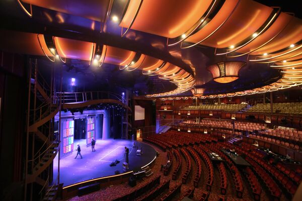 General view of the auditorium inside the Harmony of the Seas cruise ship General view of the auditorium inside the Harmony of the Seas cruise ship - Sputnik International