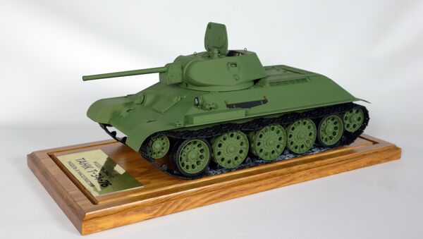 Model of the T-34/76 tank - Sputnik International