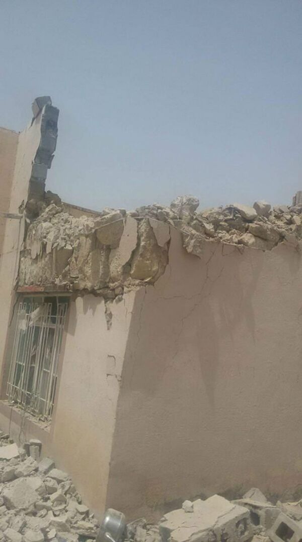 The consequences of the Daesh missile attack on the town of Al-Khalidiya - Sputnik International