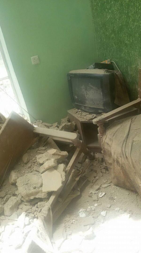 The consequences of the Daesh missile attack on the town of Al-Khalidiya - Sputnik International