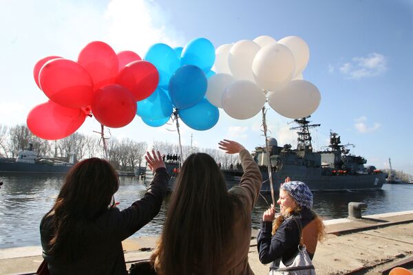 Russia's Baltic Fleet Celebrates Its Birthday - Sputnik International