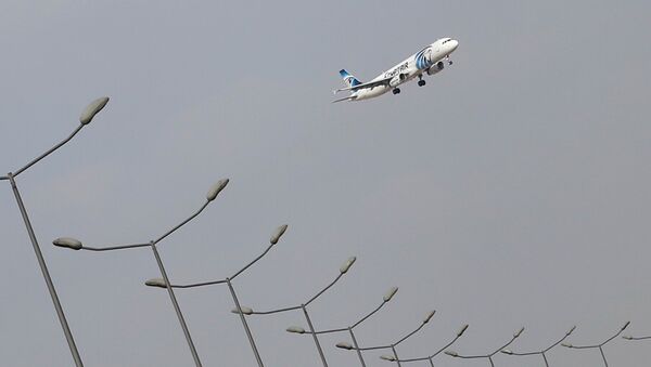 An EgyptAir plane lands at Cairo Airport in Egypt May 19, 2016 - Sputnik International
