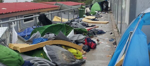 Refugee camp in Samos, Greece - Sputnik International