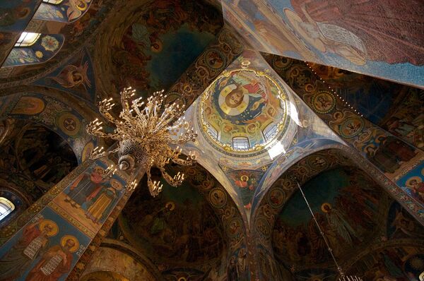 Ceiling of the Church of the Saviour on Spilled Blood Ceiling of the Church of the Saviour on Spilled Blood - Sputnik International