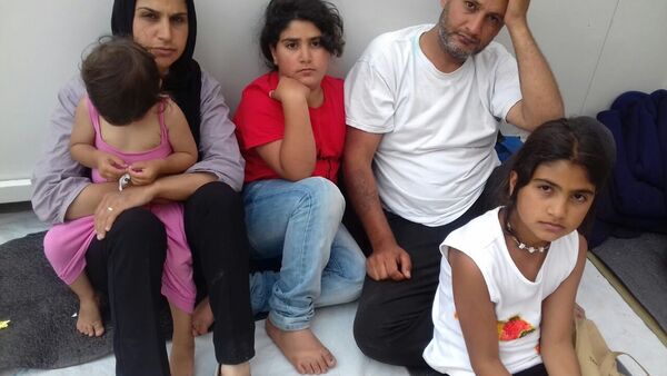 On 17th May, 28 Syrian & Palestinian refugees (adults) went on hunger strike in Chios, Greece. They demand asylum information and interviews for their applications. - Sputnik International