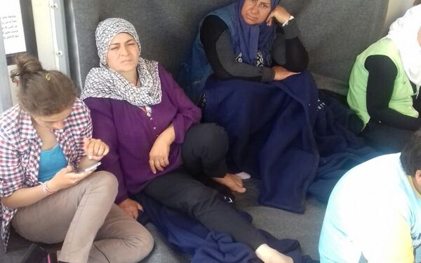 On 17th May, 28 Syrian & Palestinian refugees (adults) went on hunger strike in Chios, Greece. They demand asylum information and interviews for their applications. - Sputnik International