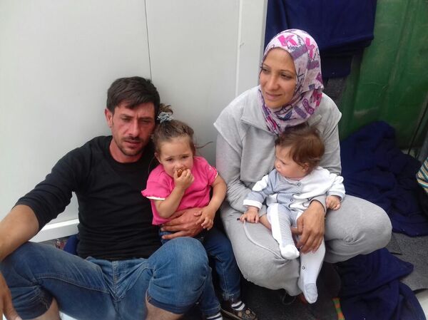 On 17th May, 28 Syrian & Palestinian refugees (adults) went on hunger strike in Chios, Greece. They demand asylum information and interviews for their applications. On 17th May, 28 Syrian & Palestinian refugees (adults) went on hunger strike in Chios, Greece. They demand asylum information and interviews for their applications. - Sputnik International