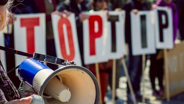 Stop TTIP demo in Bristol, UK - Sputnik International