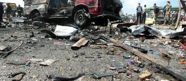 Syrians gather at the site of multiple bombings that left tens dead in the northern coastal city of Jableh, between Latakia and Tartus - Sputnik International