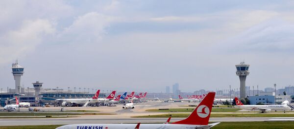 Turkish Airlines plane at the Ataturk Airport. (File) Turkish Airlines plane at the Ataturk Airport. (File) - Sputnik International