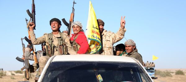 Fighters from the Syrian Democratic Forces (SDF) (File) - Sputnik International