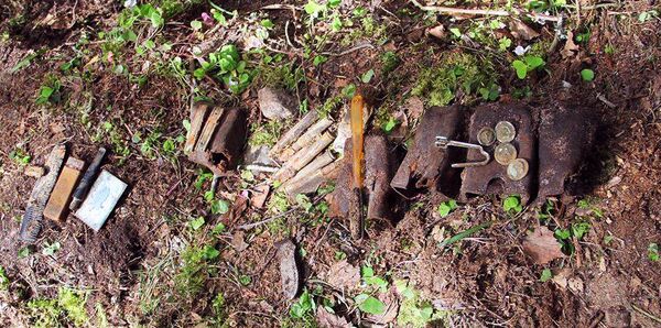 Finds of the Gogland expedition on Bolshoy Tyuters in the Leningrad Region Finds of the Gogland expedition on Bolshoy Tyuters in the Leningrad Region - Sputnik International